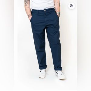 Peau deloup navy chinos